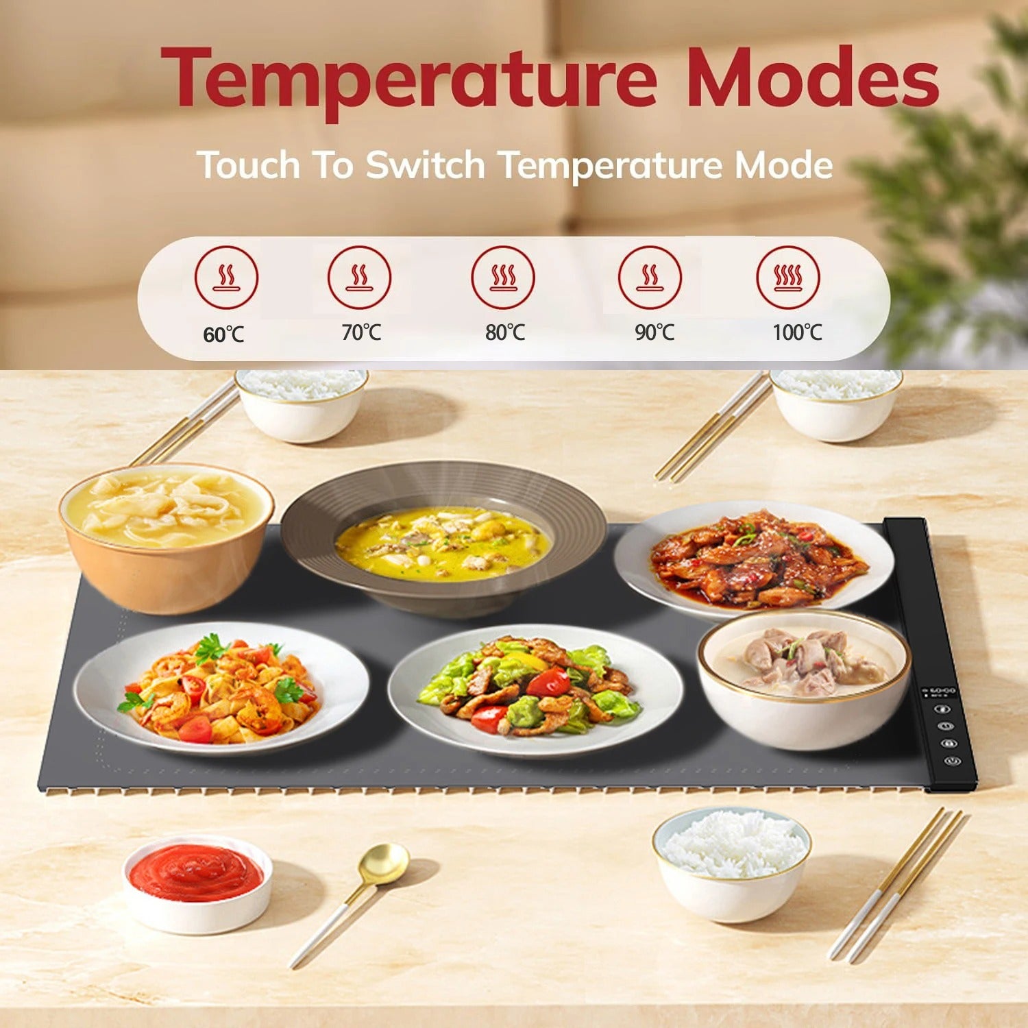 CozyApron™ Adjustable Warming Tray